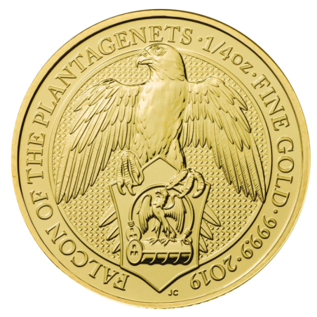 Zlatá minca 1/4 Oz Falcon Of The Plantagenets 2019