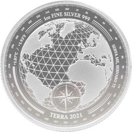 Strieborná minca 1 Oz Terra 2021