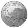 Strieborná minca 1 Oz Giants of the Ice Age Nosorožec Srstnatý 2021