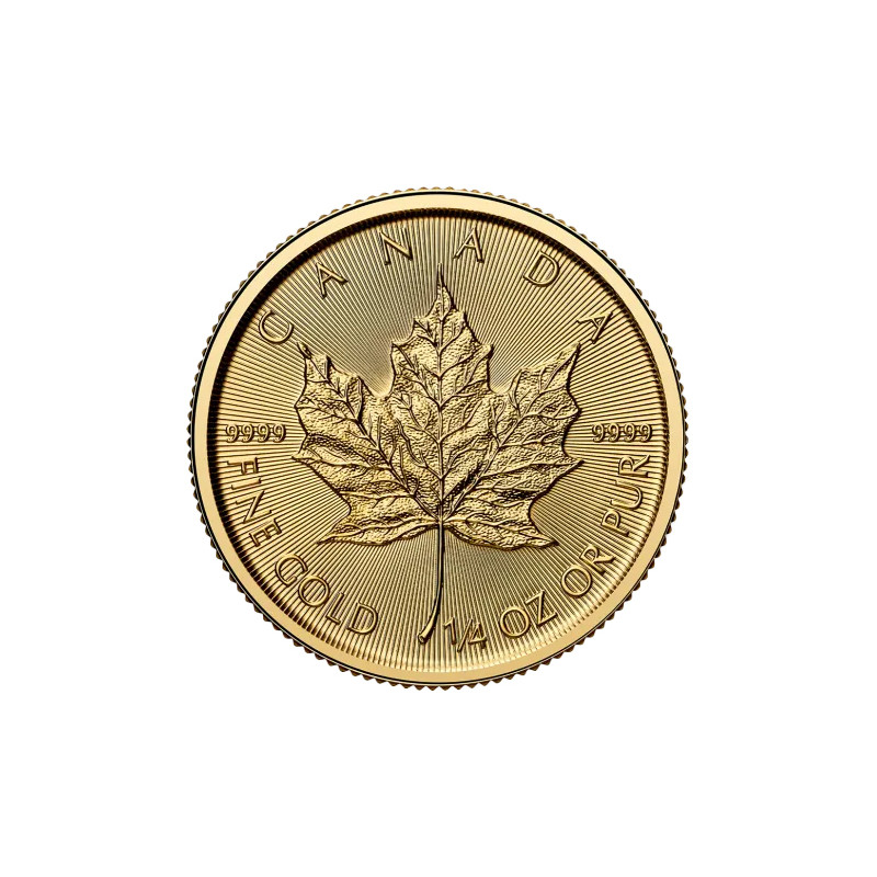 Zlatá minca 1/4 Oz Maple Leaf 2025