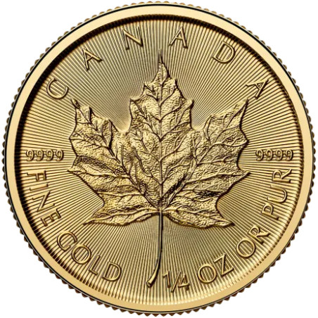 Zlatá minca 1/4 Oz Maple Leaf 2025