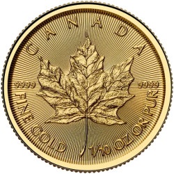 Zlatá minca 1/10 Oz Maple Leaf 2025