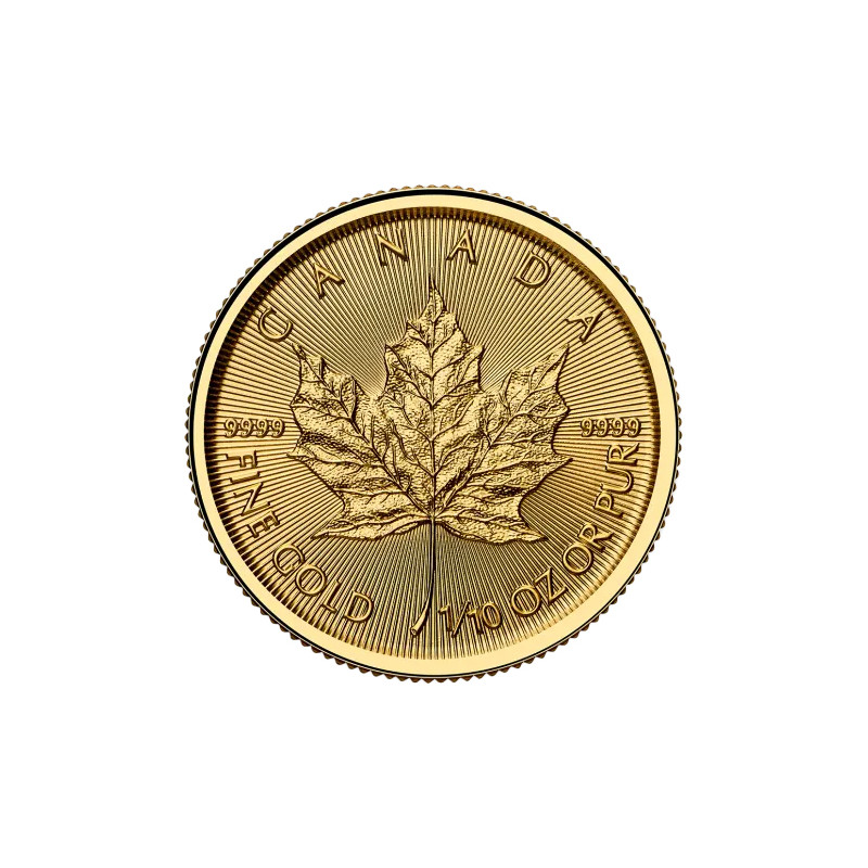 Zlatá minca 1/10 Oz Maple Leaf 2025