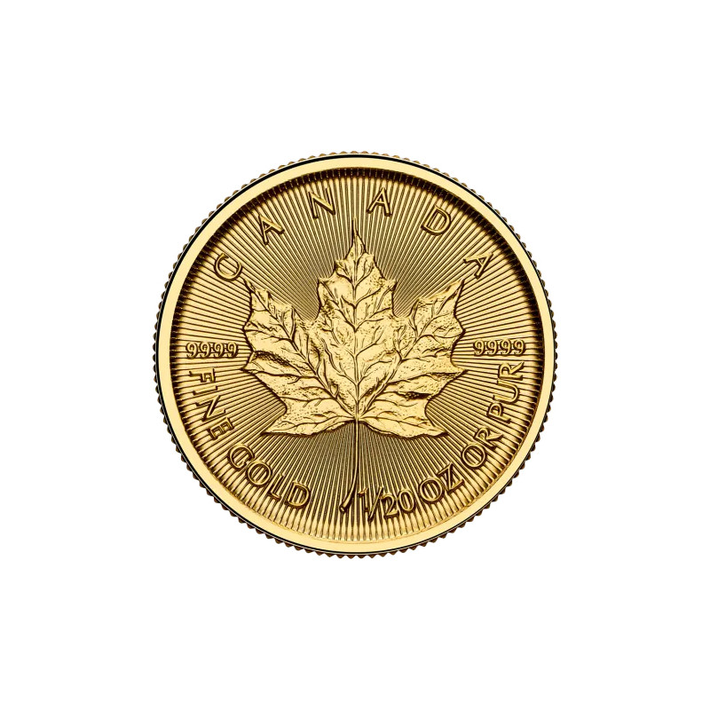 Zlatá minca 1/20 Oz Maple Leaf 2025