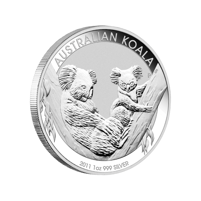 Strieborná minca 1 Oz Koala 2011