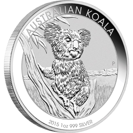 Strieborná minca 1 Oz Koala 2015