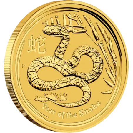 Zlatá minca 1 Oz Lunar Series II Year of the Snake 2013