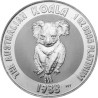 Platinová minca 1 Oz Australian Koala 1988