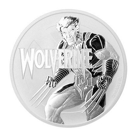 Strieborná minca 1 Oz Marvel Wolverine 2021