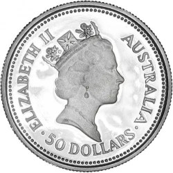 Platinová minca 1/2 Oz Australian Koala 1988