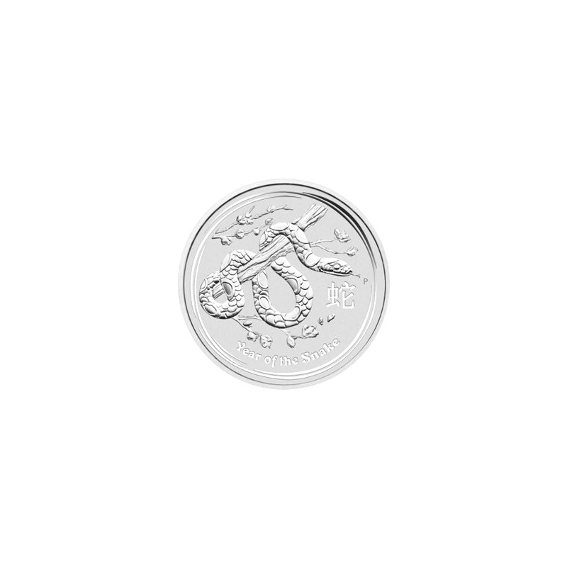 Strieborná minca 1 Oz Lunar Series II Year of the Snake 2013