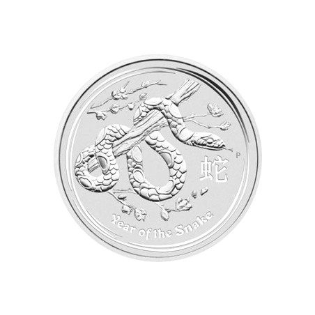 Strieborná minca 1 Oz Lunar Series II Year of the Snake 2013