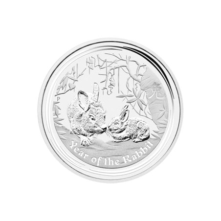 Strieborná minca 1 Oz Lunar Series II Year of the Rabbit 2011