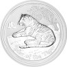 Strieborná minca 1 Oz Lunar Series II Year of the Tiger 2010