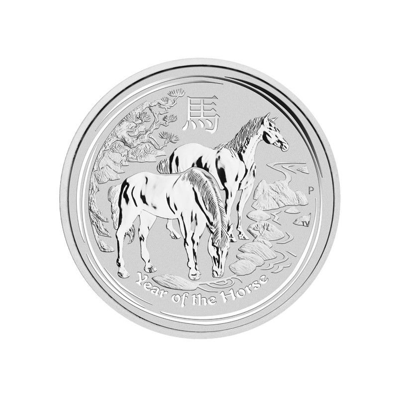 Strieborná minca 1 kg Lunar Series II Year of the Horse 2014