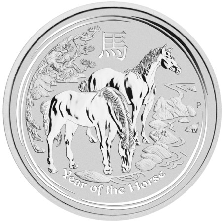 Strieborná minca 1 kg Lunar Series II Year of the Horse 2014