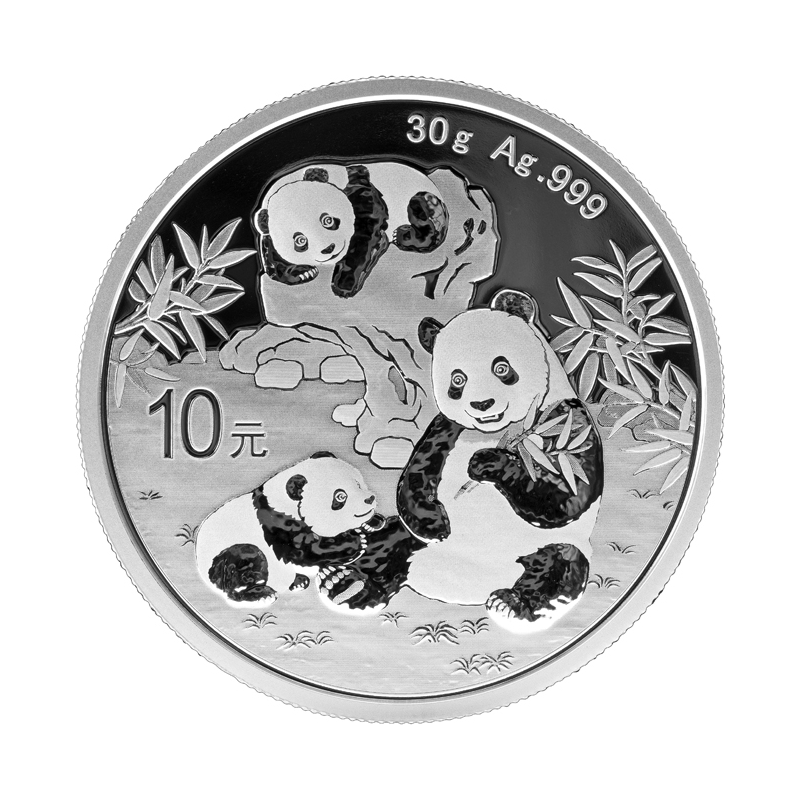 Stříbrná mince 30 g China Panda 2025