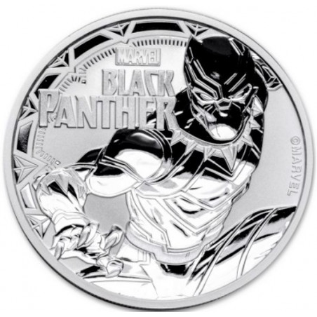 Strieborná minca 1 Oz Marvel Black Panther 2018