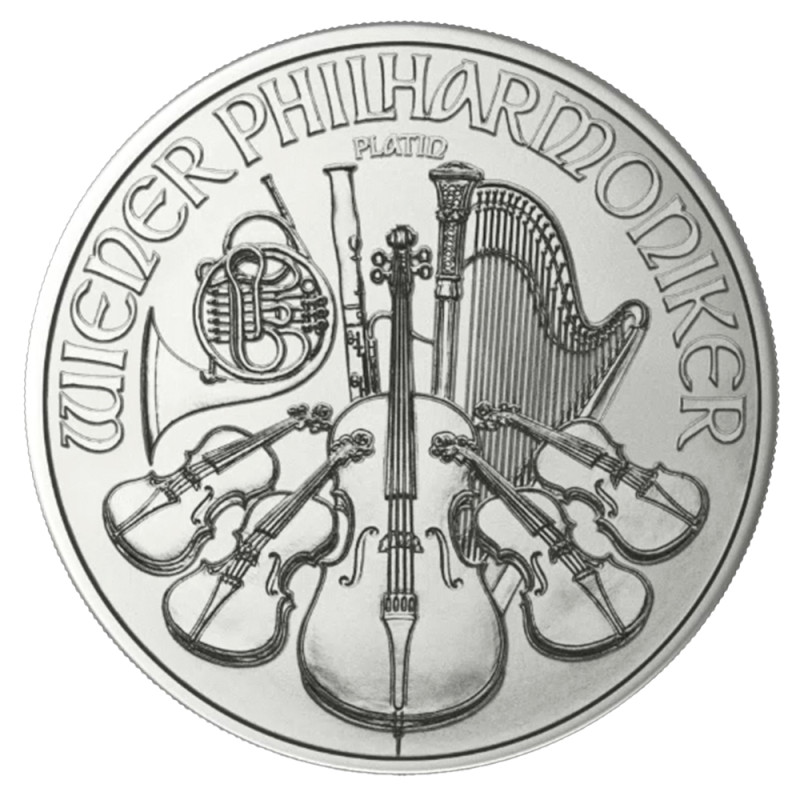 Platinová minca 1 Oz Wiener Philharmoniker 2025