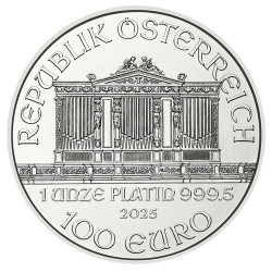 Platinová minca 1 Oz Wiener Philharmoniker 2025