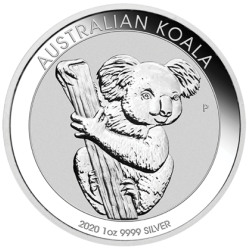 Stříbrná mince 1 Oz Koala 2020