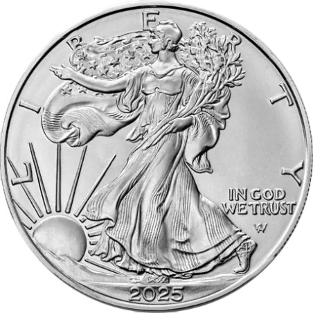 Strieborná minca 1 Oz American Eagle 2025