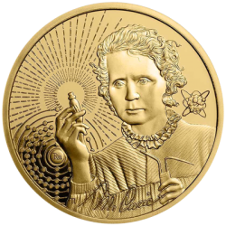 Zlatá minca 1 Oz Icons of Inspiration Marie Curie 2023