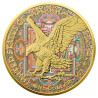 Strieborná minca 1 Oz American Eagle Circle of Life 2022 Pozlátené a Kolorované