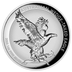 Strieborná minca 1 Oz Wedge Tailed Eagle 2023 Proof