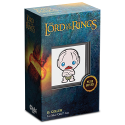 Strieborná minca 1 Oz Chibi Lord of the Rings Gollum 2021