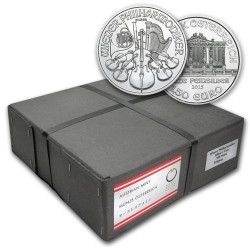 Box 500 x strieborná minca 1 Oz Wiener Philharmoniker