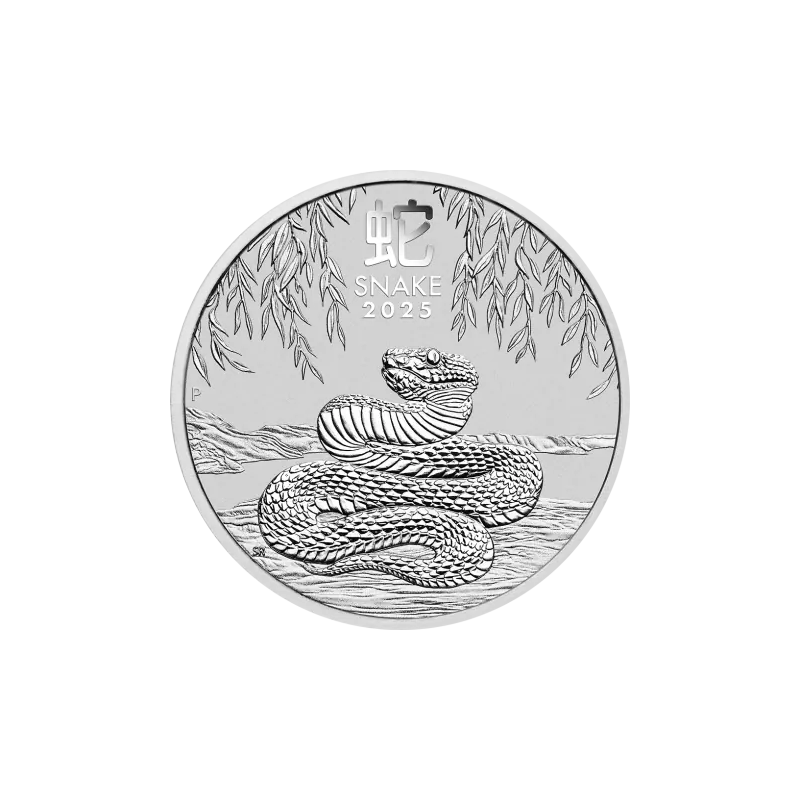 Strieborná minca 1 kg Lunar Series III Year of the Snake 2025