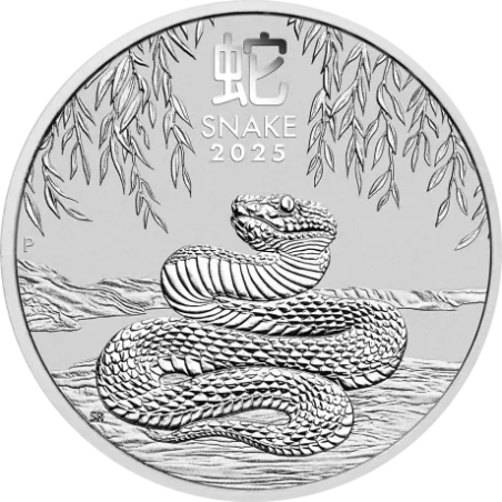 Strieborná minca 1 kg Lunar Series III Year of the Snake 2025