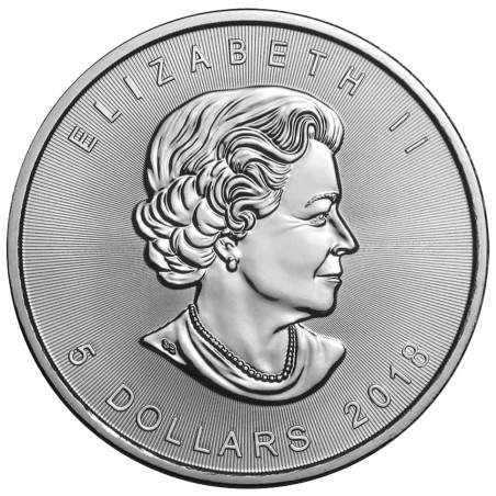 Strieborná minca 1 Oz Maple Leaf 2018
