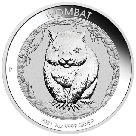 Strieborná minca 1 Oz Wombat 2021