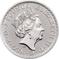 Strieborná minca 1 Oz Britannia 2019