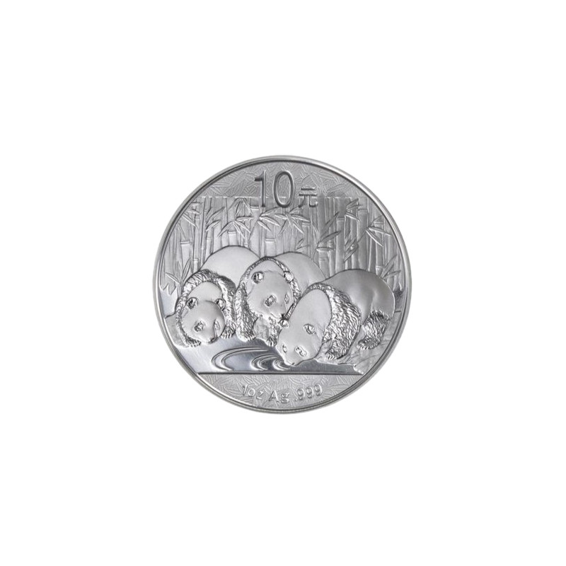 Strieborná minca 1 Oz China Panda 2013