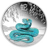 Strieborná minca 1 Oz Lunar Series III Year of the Snake 2025 Kolorovaná Proof
