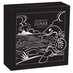 Strieborná minca 1 Oz Lunar Series III Year of the Snake 2025 Kolorovaná Proof