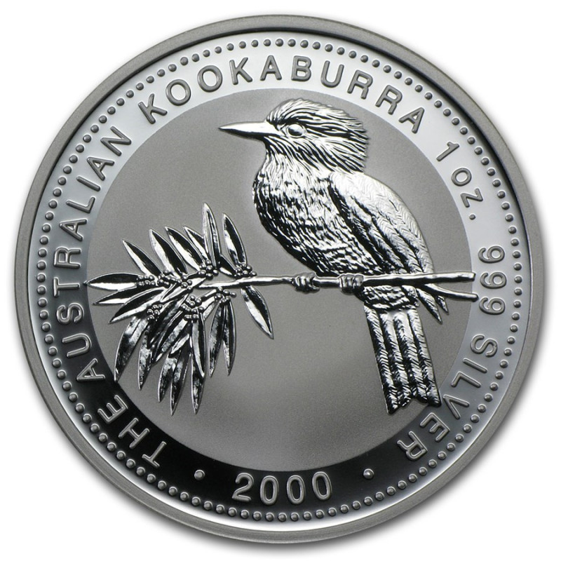 Strieborná minca 1 Oz Kookaburra 2000