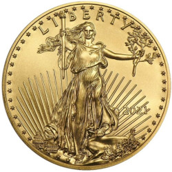 Zlatá minca 1/2 Oz American Eagle 2021 typ 1