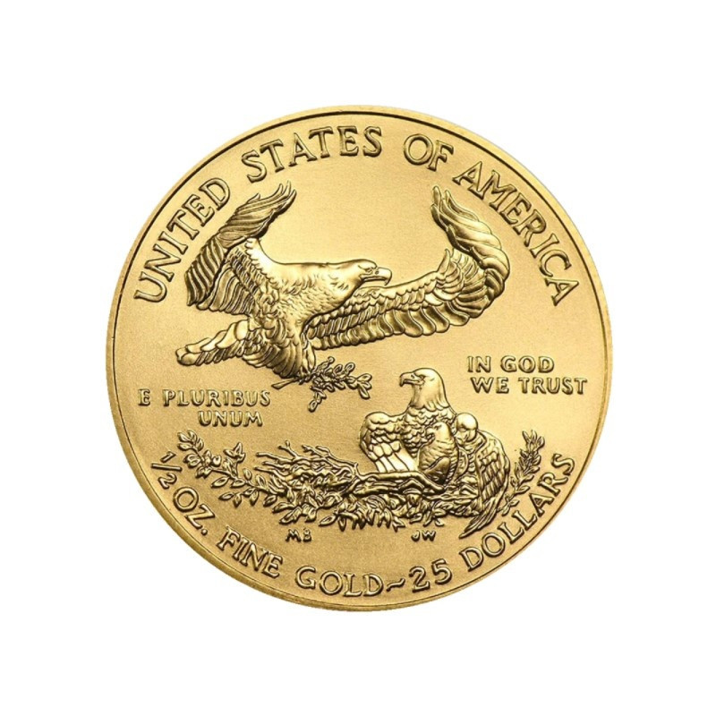 Zlatá minca 1/2 Oz American Eagle 2021 typ 1