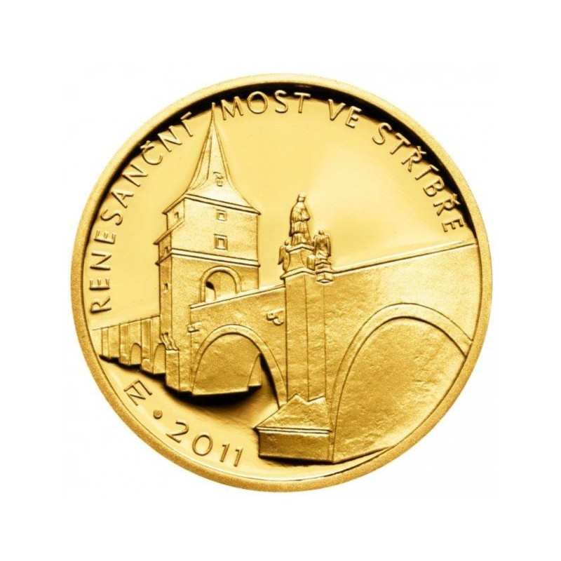 Zlatá minca 1/2 Oz Renesančný Most v Striebre 2011