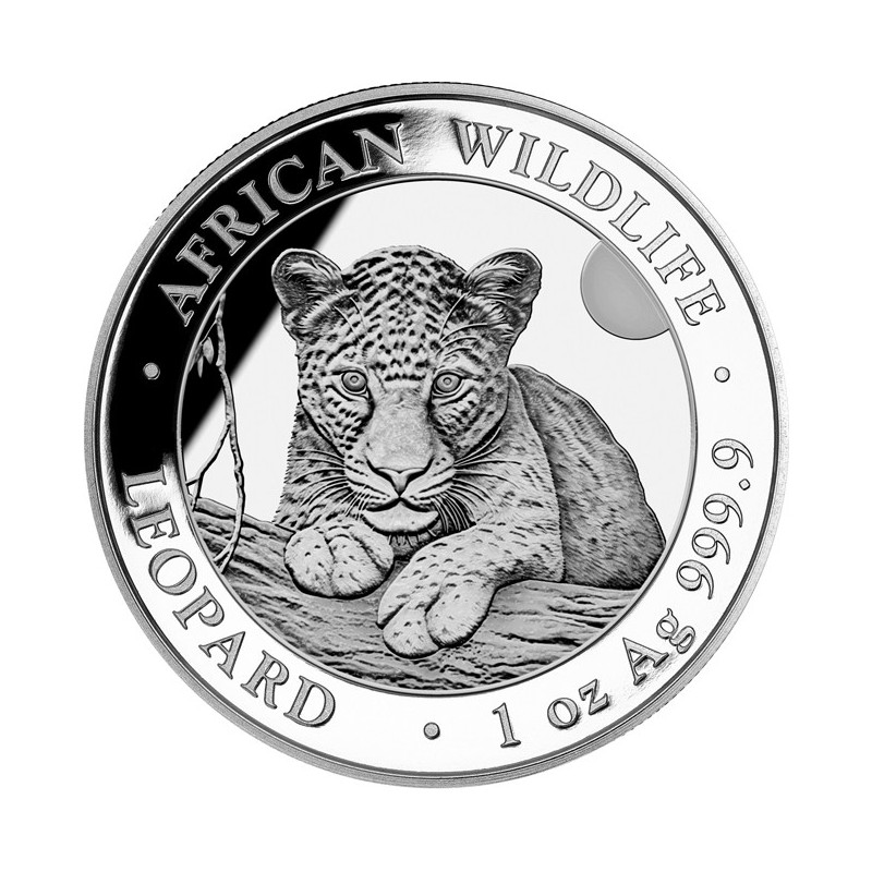 Strieborná minca 1 Oz African Wildlife Leopard 2025
