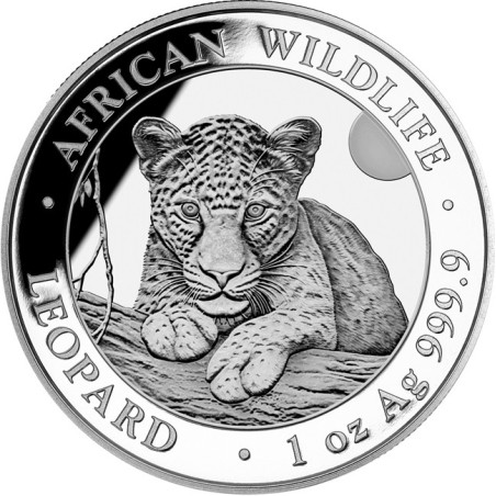 Strieborná minca 1 Oz African Wildlife Leopard 2025