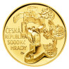 Zlatá minca 5000 Kč 1/2 Oz Hrad Rabí 2018 Proof