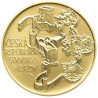 Zlatá minca 5000 Kč 1/2 Oz Hrad Rabí 2018 Standart