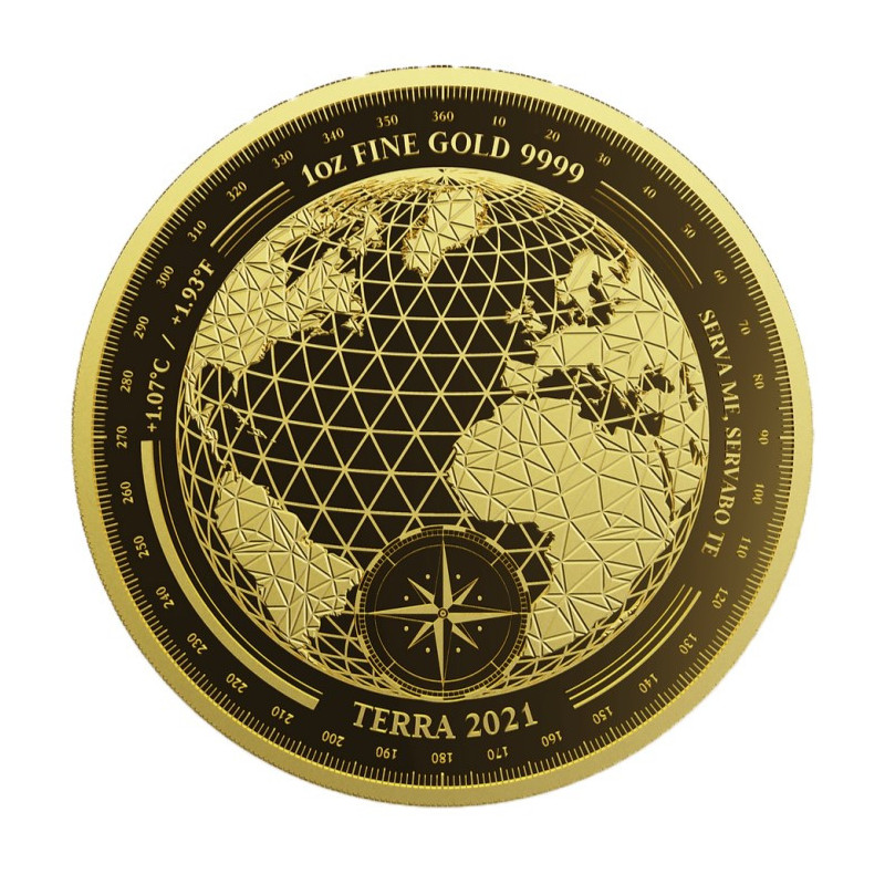 Zlatá minca 1 Oz Terra 2021 Proof-like