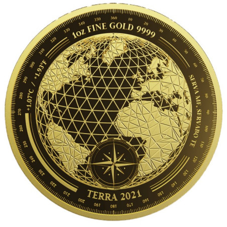 Zlatá minca 1 Oz Terra 2021 Proof-like