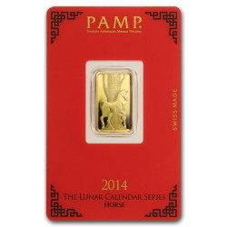 PAMP Lunar series II 2012-2023 sada zlatých zliatkov 12 x 5 g